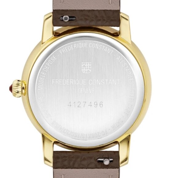 Frederique Constant Women's Classic Moon Phase Quartz Watch 30MM FC-206RS1S5 - Picture 4 of 5